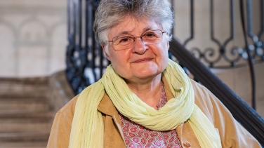 Claire Burkel professeur au Collège des Bernardins