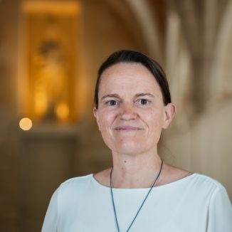 Agnès de Lamarzelle, professeur au Collège des Bernardins.